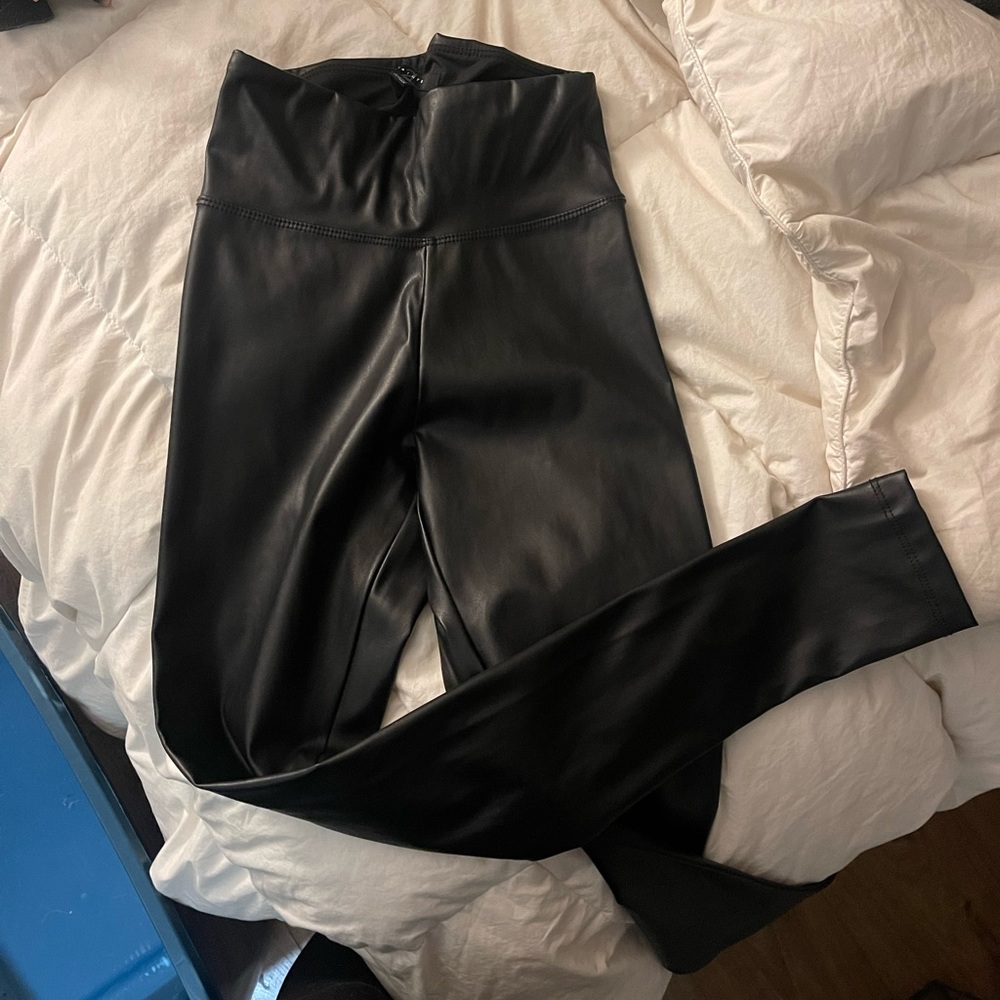 21 Saints- faux leather leggings